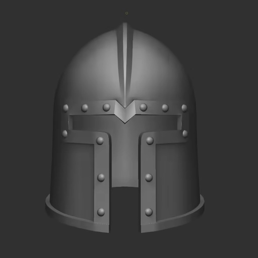 Medieval Soldier Helmet #2– Wearable STL and 3MF File-2