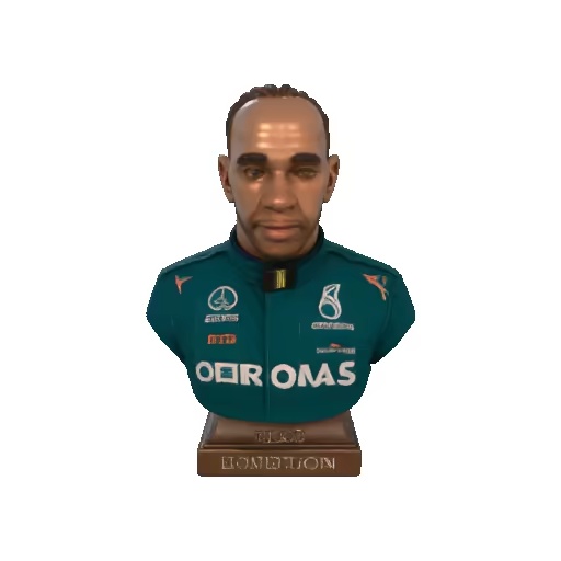 Lewis Hamliton Mercedes Bust