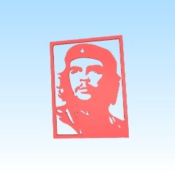 Wallart iconic Che Guevara