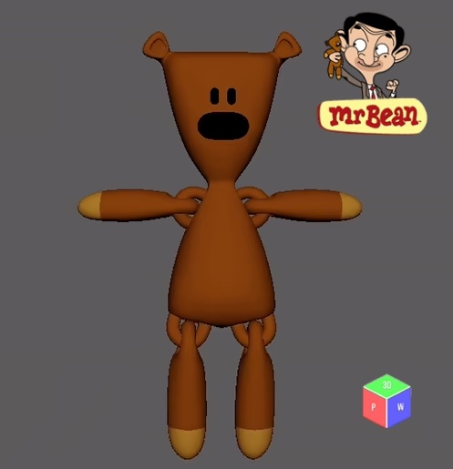ARTICULATED MR. BEAN TEDDY