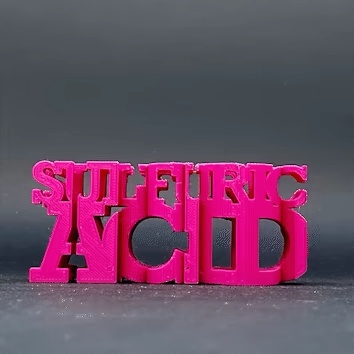 Text Flip - H2SO4 (Sulfuric Acid)