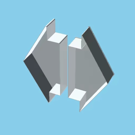 SQUAT BLACK RIGHTWARDS ARROW, nestable box (v1)