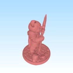 teddy bear warrior for dungeon crawl and adventures-0