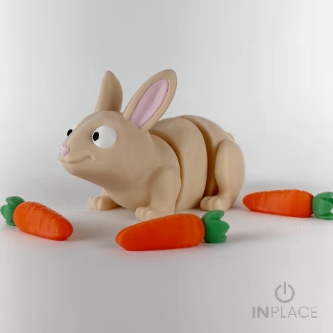Cute Easter Bunny Articulated-0