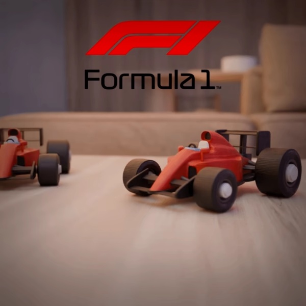 FORMULA 1 MASINA DE DESENE ANIMATE DRĂGUȚ