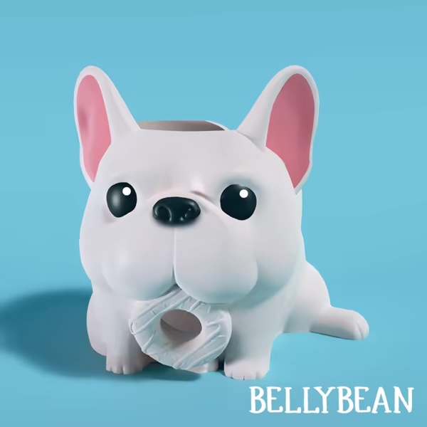 Plump Frenchie Puppy Französische Bulldogge Garnschalenhalter