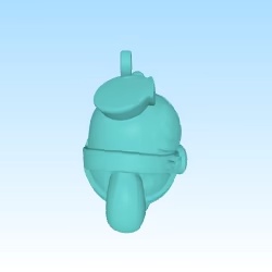 Fanart brawl squeak keychain