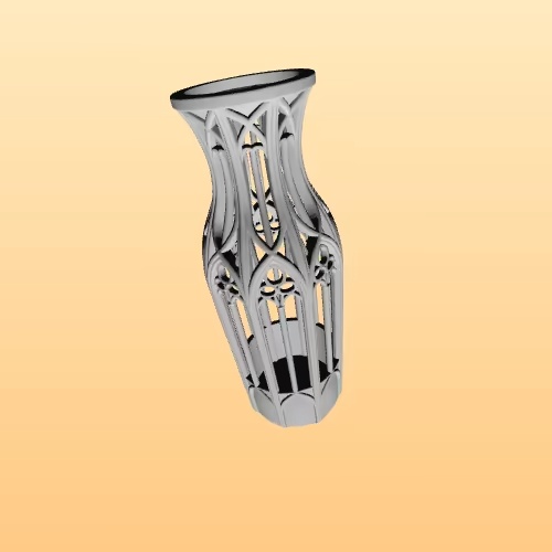 Gothic Cathedral Vase Architectural Decorative Vase-2