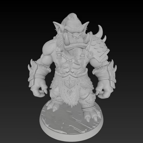 Tabletop Figur Boss Orc ❤️-1