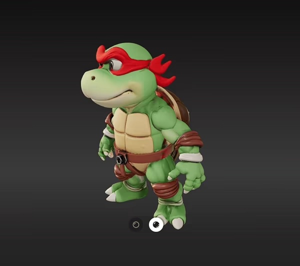 Yoshi - Ninja Turtle Style
