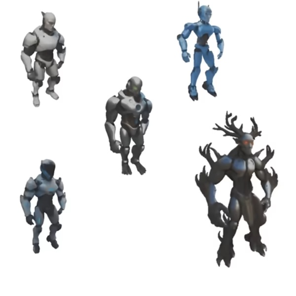 Futuristic Guardians Robot Set