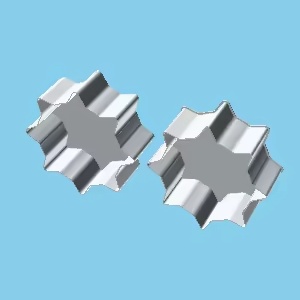 Kenarlık varyasyonlu disk (8 Puan), yuvalanabilir kutu (v1)