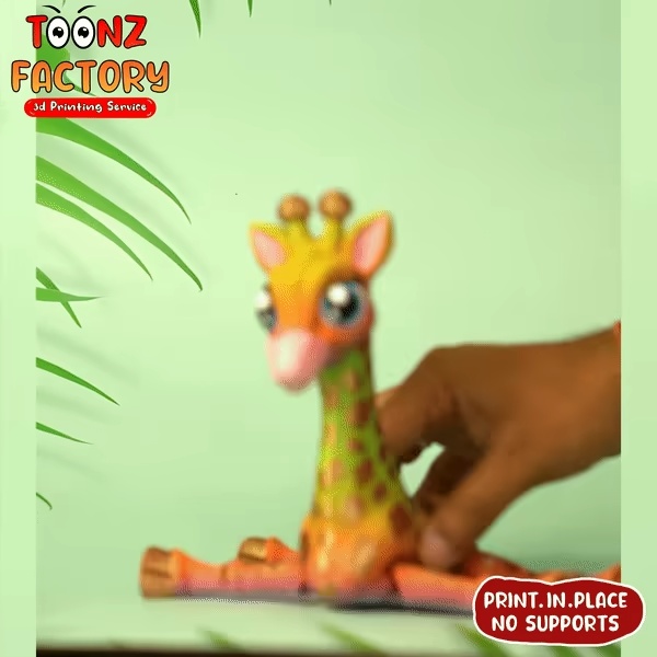 CUTE GIRAFFE & BABY GIRAFFE ARTICULATED-0