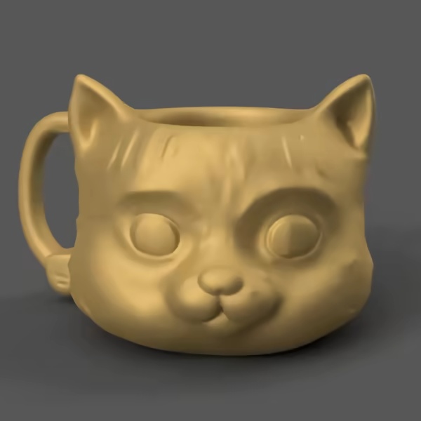 Schattige Kattenpot STL – Bloempot, Snoepschaaltje, Pennenhouder