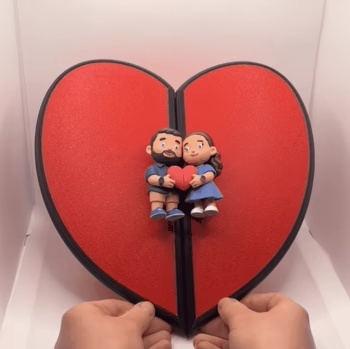 Valentijnshartendoos Eenvoudige Editie