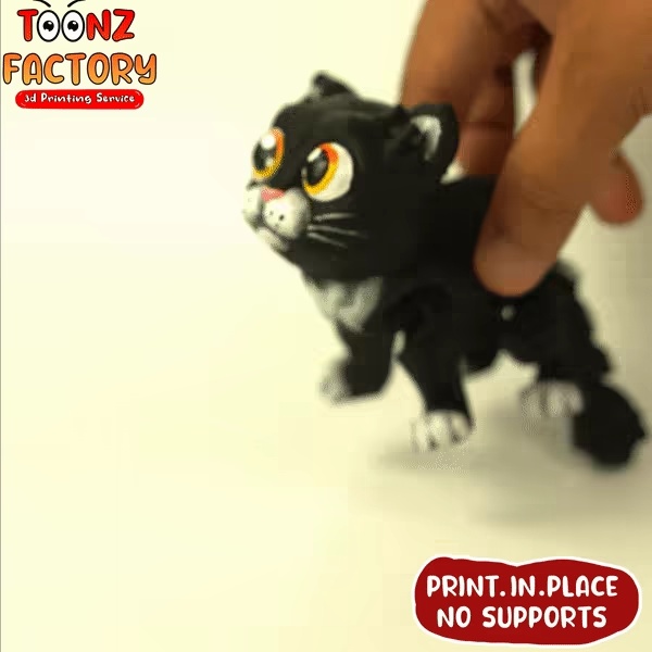 CUTE FLEXI HALLOWEEN CAT ARTICULATED-0