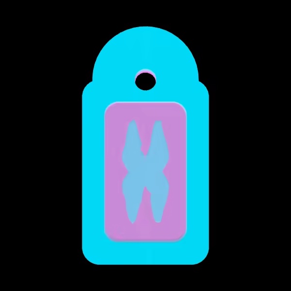X- halloween keychain-0