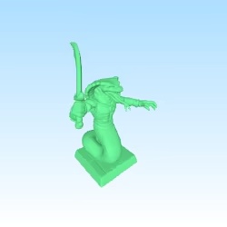 Snakeman figurine for tabletop like hero quest DnD TSA