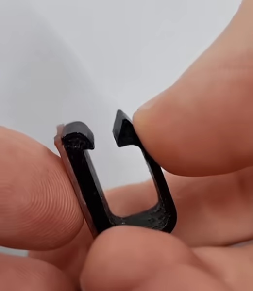 Cable Holder with Hinged Locking Clip-1