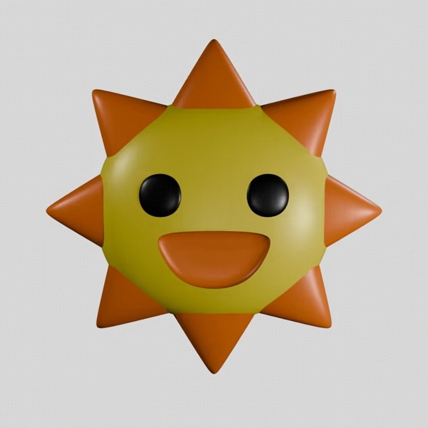 MR. SUN SPRUNKI INCREDIBOX SUN | Sprunki 3D Model STL ART