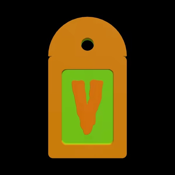 V- keychain-0