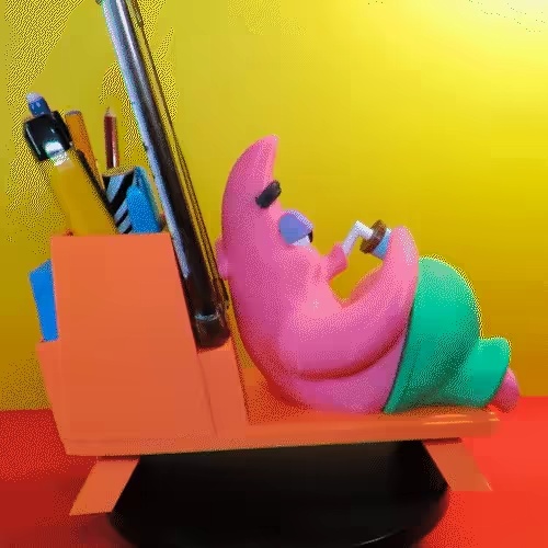 BASE ET PORTE-STYLOS PATRICK STAR FANART