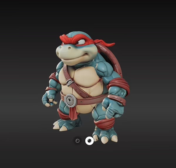 Stylized Teenage Mutant Ninja Turtles