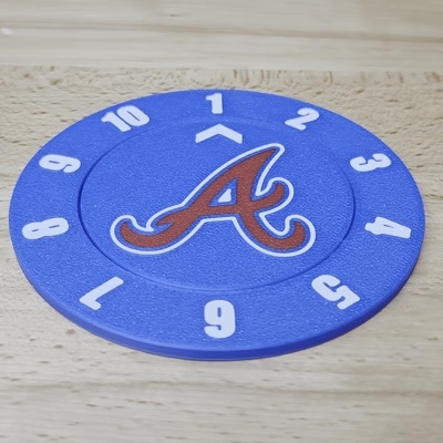 Подставка для подсчета напитков Atlanta Braves (одноцветная и многоцветная)