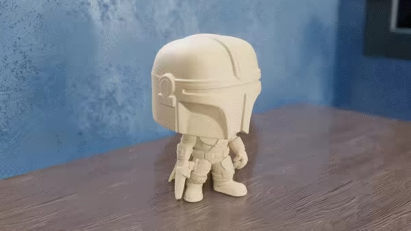 Chibi Mandalorian