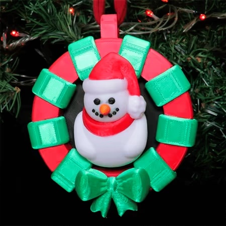 PALLA DI NATALE PUPAZZO DI NEVE