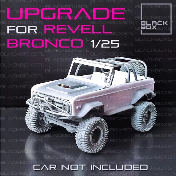 UPGRADE SET for BRONCO REVELL modelkit 1-25th scale