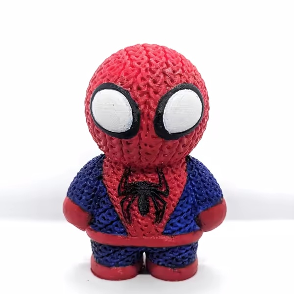 knitted Spiderman (cute)
