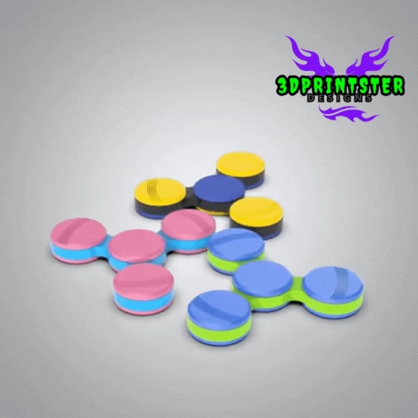 Tri Fidget Spinner – (No Bearing Needed)