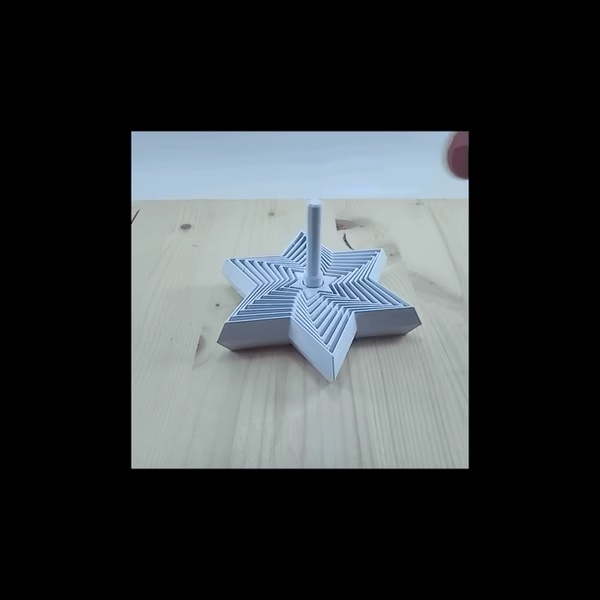 Stern-Fraktal-Fidget mit Griff