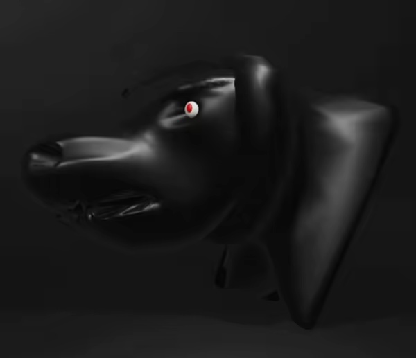 câine negru