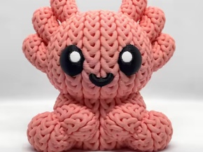 Knitted Cute Axolotl