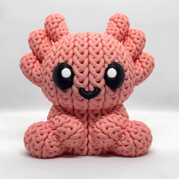Knitted Cute Axolotl