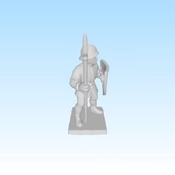 Spearman medieval time in old school fig
