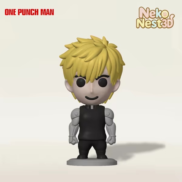 Genos Chibi 3D Model – One Punch Man