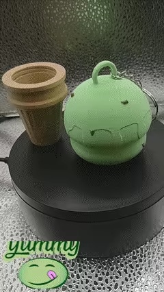 Ice Cream Container Bag Charm