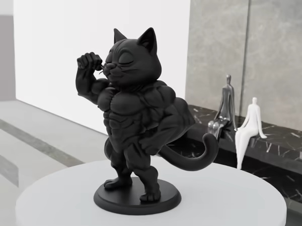 Muscular Cat