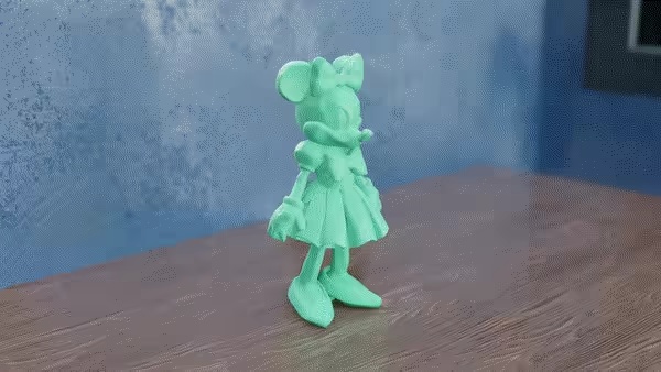 ローポリ ミニーマウス