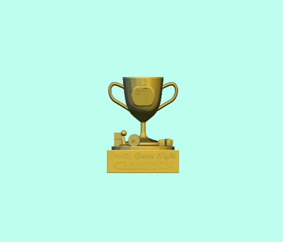 Family Game Night Trophy (First Draft)