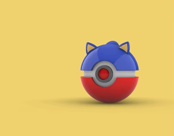 Pokeball Sonic