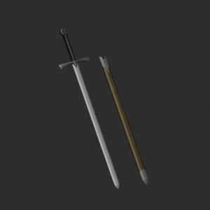 Épée Templier+ fourreau - Templar sword 