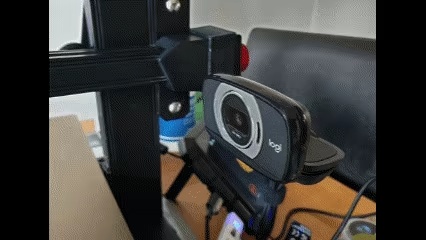 Крепление камеры C615 на портал для Sonic Pad Klipper CR10 Smart Pro