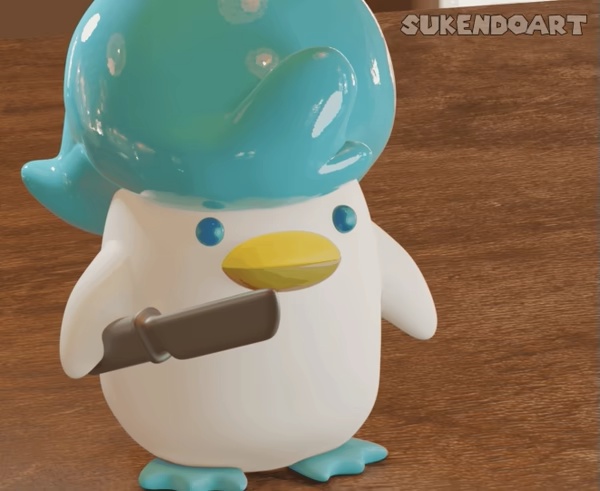 QUAXLY ( FRANGO COM UMA FACA )