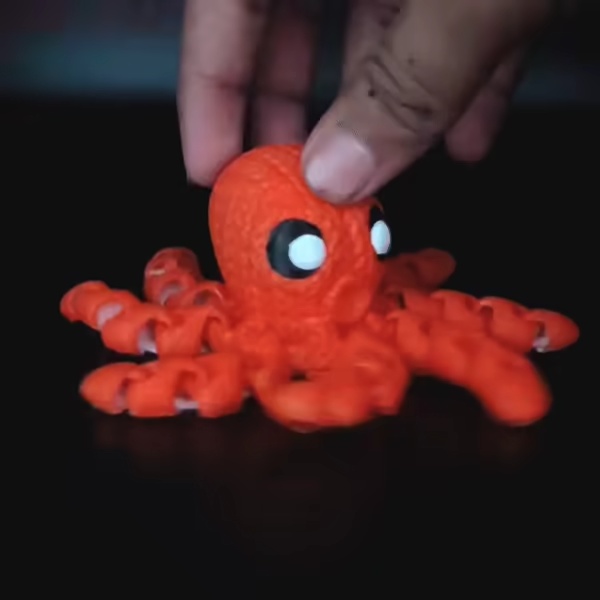 Flexi Knitted octopus