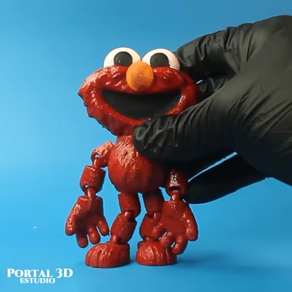 Other STL Download - Smiling Elmo / PRINT-IN-PLACE WITHOUT SUPPORTby ...