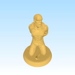 post apo male warrior prisonner token